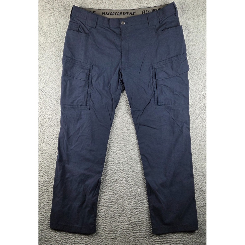 Duluth Trading Flex Dry On The Fly Pants Men 44x34 (42x34) Blue